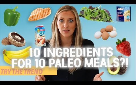 10×10 Food Challenge *PALEO DIET ON A BUDGET* | Try The Trend