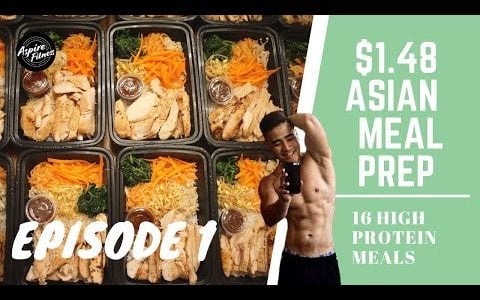 Healthy Asian Meal Prep | $1.48 Per Meal | Teriyaki Chicken