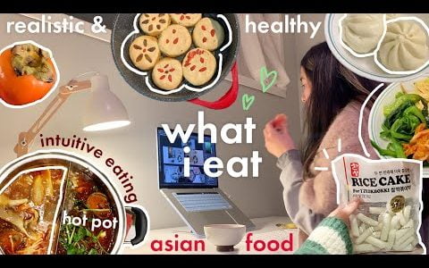 BILINGUAL what i eat in a WEEK🍜 realistic af asian vegan food (healthy & simple) 🥘