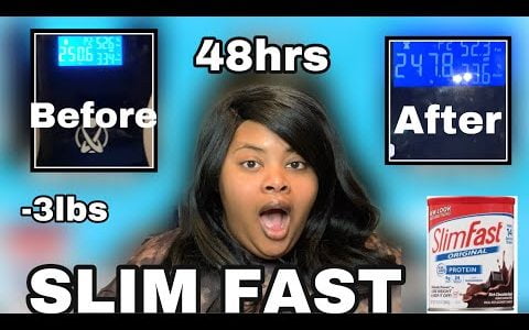 The Slim Fast Diet *it works* I lost 3lbs in 2 Days!