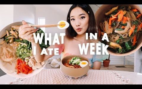 What I Ate In A Week (Healthy Asian Recipes)