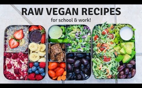 RAW VEGAN MEAL PREP RECIPES 🥑 healthy + easy ideas!