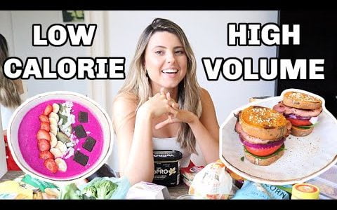 Low Calorie, High Volume Meals and Snacks to LOSE WEIGHT and STAY FULL // Healthy Grocery Haul 2020