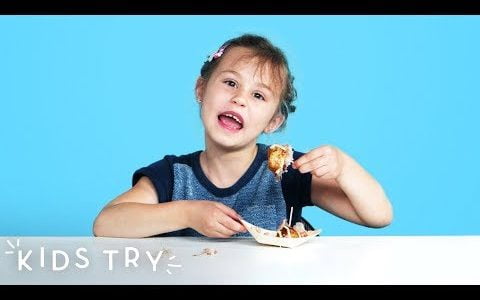 Kids Try Street Food from Asia | Kids Try | HiHo Kids