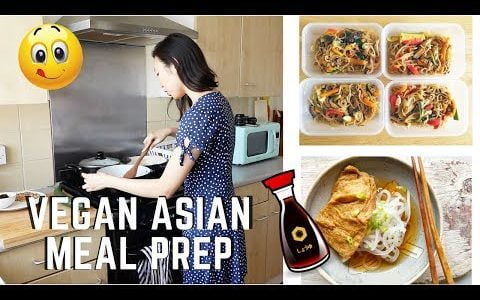MY WEEKLY VEGAN ASIAN MEAL PREP!!