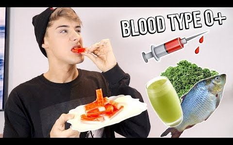 i let my BLOOD TYPE pick my foods for 3 days