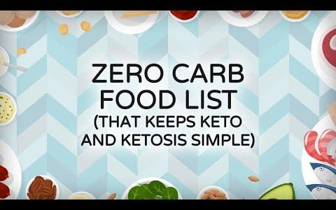 Zero Carb Food List that Keeps Keto and Ketosis Simple